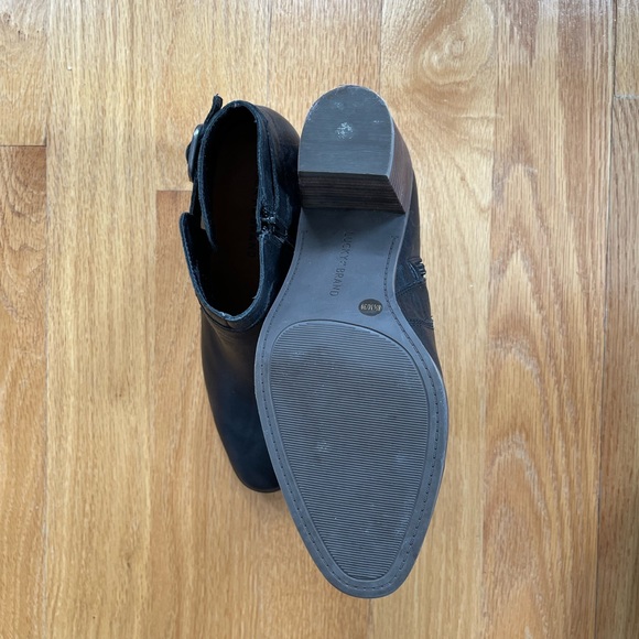 Lucky Brand Kauto Black Leather Bootie, 8.5 - Picture 4 of 4
